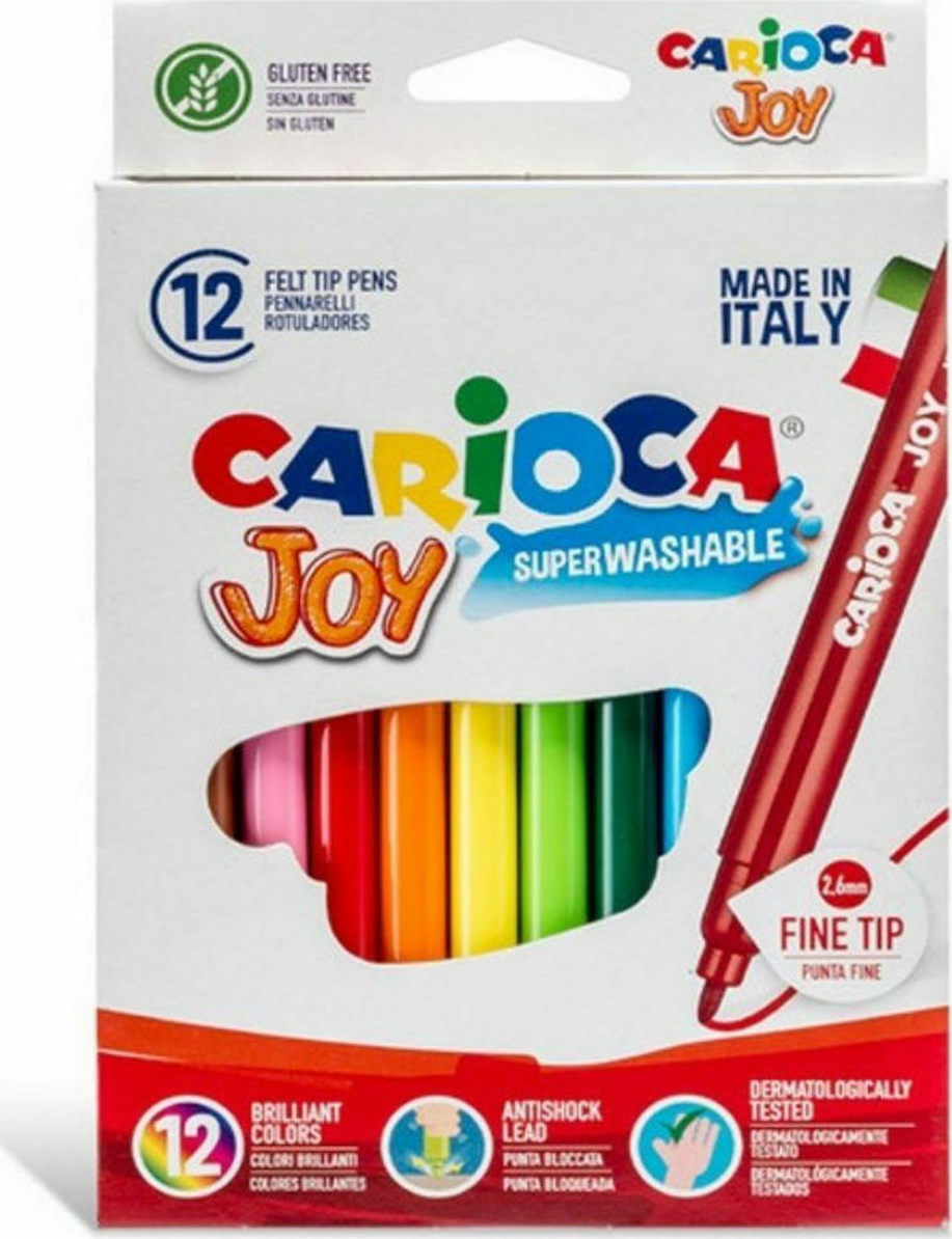 Carioca Baby Jumbo 6 Superwashable Felt Tip Pens