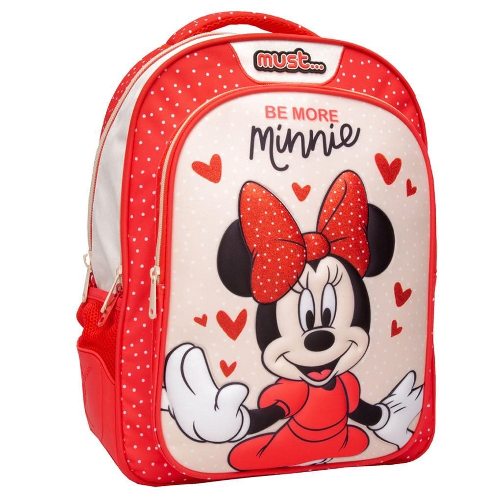 Σχολική Τσάντα Πλάτης Δημοτικού Disney Minnie Mouse Be More Minnie Must 3 Θήκες