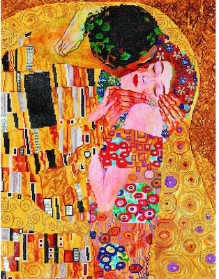 Diamond Dotz Το Φιλί (Gustav Klimt) Καμβάς Diamond Painting Κιτ