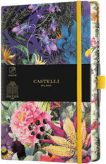 Castelli Σημειωματάριο Eden Cockatiel Ριγέ με Λάστιχο και Θήκη για Στυλό 13x21cm