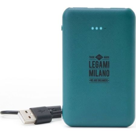 Power Bank Legami Milano PowerMan 5000mAh με Θύρα USB-A Petrol