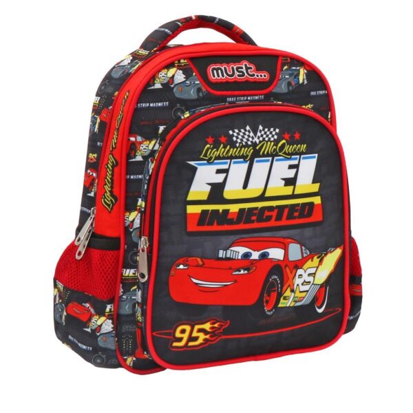 ΣΧΟΛΙΚΗ ΤΣΑΝΤΑ ΠΛΑΤΗΣ ΝΗΠΙΟΥ DISNEY CARS FUEL INJECTED MUST ME 2 ΘΗΚΕΣ