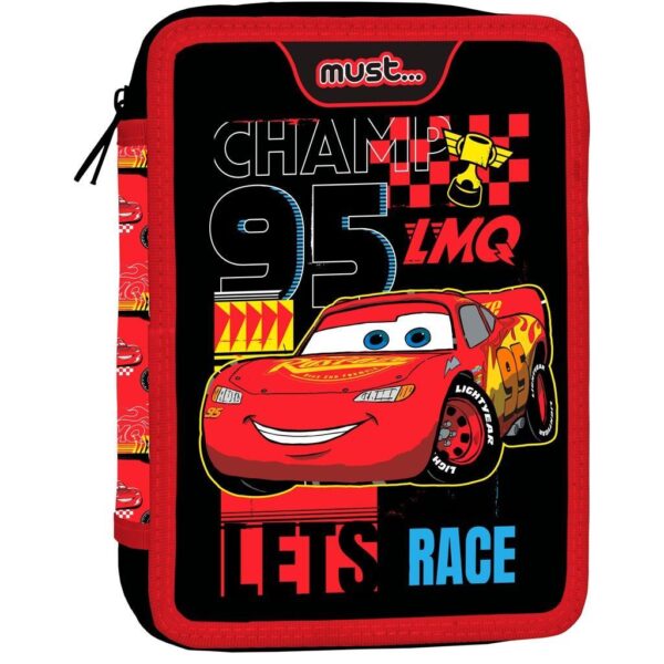 ΣΧΟΛΙΚΗ ΚΑΣΕΤΙΝΑ ΔΙΠΛΗ ΓΕΜΑΤΗ DISNEY CARS LETS RACE MUST